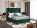 Barolo Velvet Bed - Furniture Depot