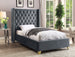 Barolo Velvet Bed - Furniture Depot