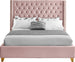 Barolo Velvet Bed - Furniture Depot