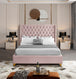 Barolo Velvet Bed - Furniture Depot