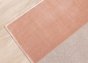 Belle Pink Grey Cream Multi-Geometric Pattern Plush Rug - Furniture Depot