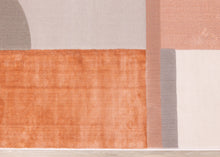 Load image into Gallery viewer, Belle Pink Grey Cream Multi-Geometric Pattern Plush Rug - Furniture Depot