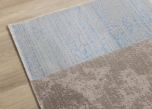 Load image into Gallery viewer, Belle Blue Grey Cream Shape Shifting Rug - Furniture Depot
