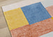 Belle Yellow Orange Blue Colour Blocks Rug - Furniture Depot