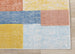 Belle Yellow Orange Blue Colour Blocks Rug - Furniture Depot