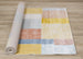 Belle Yellow Orange Blue Colour Blocks Rug - Furniture Depot