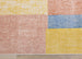 Belle Yellow Orange Blue Colour Blocks Rug - Furniture Depot