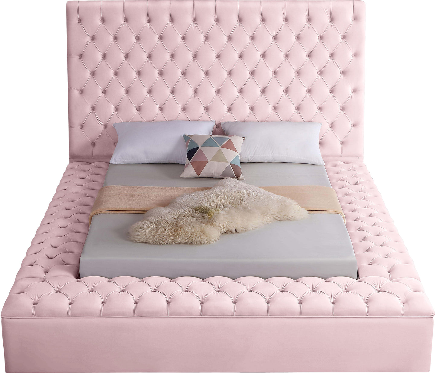 Bliss Velvet Bed - Furniture Depot