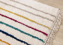 Load image into Gallery viewer, Bora Double Rainbow Shag Rug - Furniture Depot
