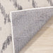 Breeze Cream Grey Floating Chevron Rug - Furniture Depot