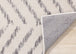 Breeze Cream Grey Floating Chevron Rug - Furniture Depot