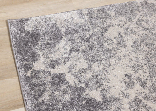 Breeze Grey Cream Serene Texture Rug - Furniture Depot