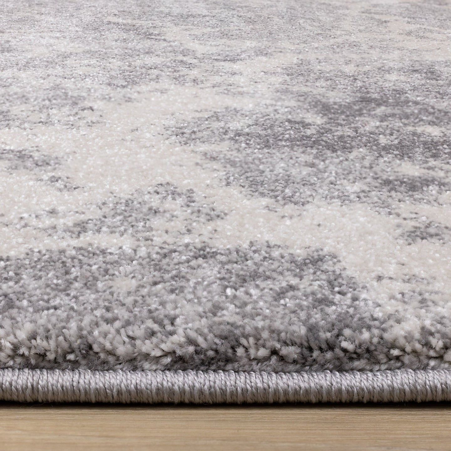 Breeze Grey Cream Serene Texture Rug - Furniture Depot