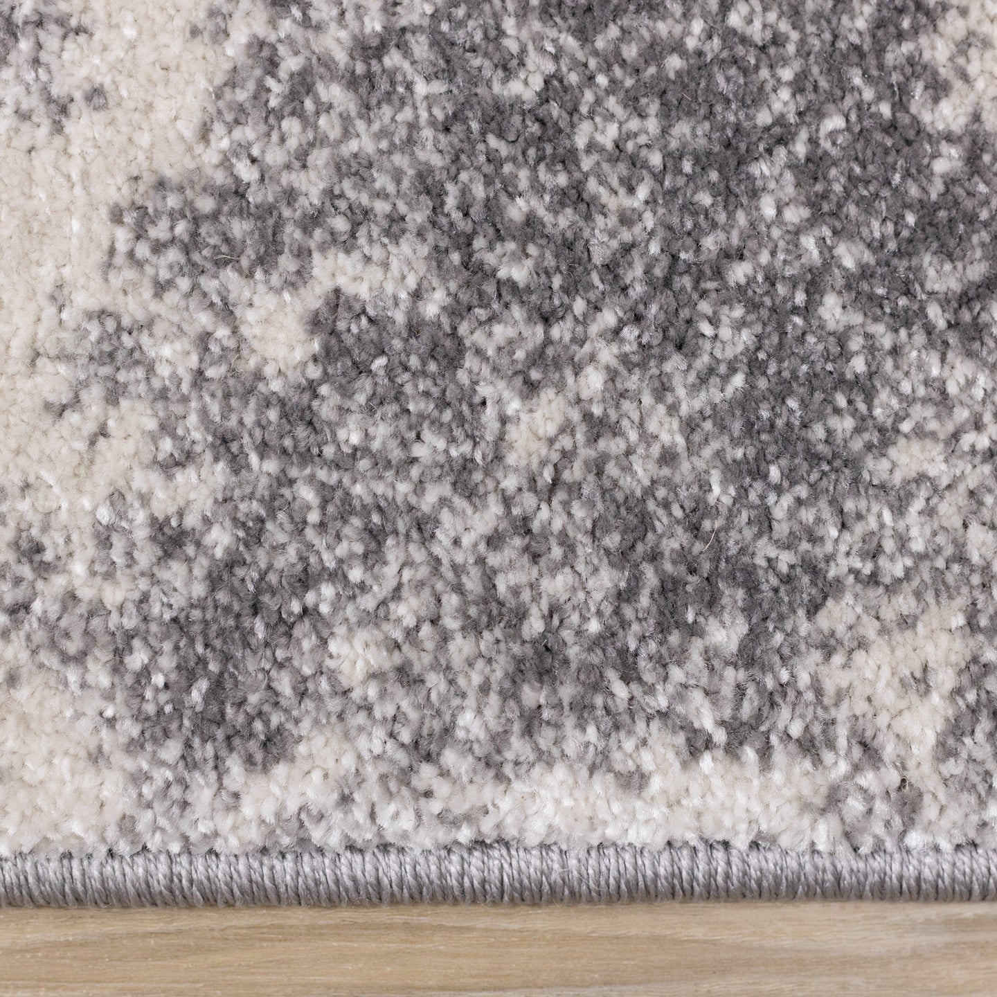 Breeze Grey Cream Serene Texture Rug - Furniture Depot