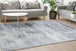 Breeze Grey Cream Blue Distressed Rug - Furniture Depot