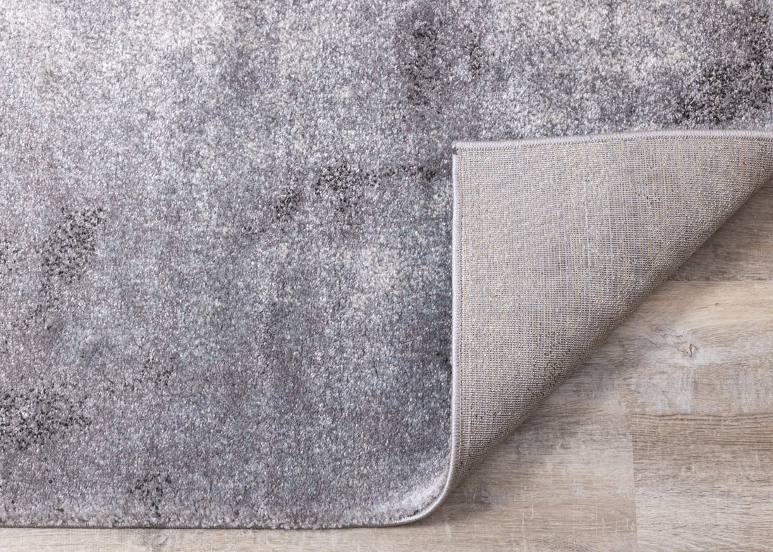 Breeze Grey Cream Blue Distressed Rug - Furniture Depot