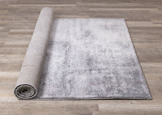 Breeze Grey Cream Blue Distressed Rug - Furniture Depot