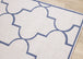 Bristol Blue White Outdoor Reversible Geometric Rug - Furniture Depot