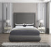 Brooke Linen Fabric Bed - Furniture Depot