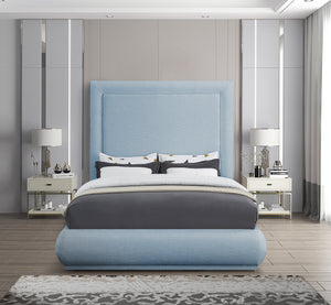 Brooke Linen Fabric Bed - Furniture Depot
