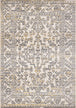 Calabar Cream Grey Yellow Elaborate Border Rug - Furniture Depot