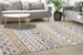 Calabar Cream Grey Yellow Tribal Rug - Furniture Depot