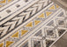 Calabar Cream Grey Yellow Tribal Rug - Furniture Depot