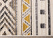 Calabar Cream Grey Yellow Tribal Rug - Furniture Depot