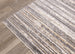 Calabar Grey Beige White Banded Blend Rug - Furniture Depot