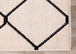 Calabar Cream Grey Lattice Rug - Furniture Depot