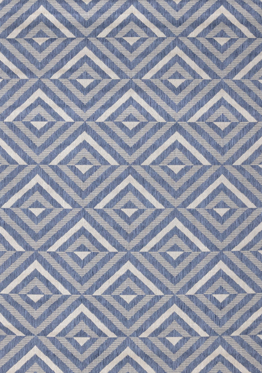 Canopy Blue Grey Geometric Rug - Furniture Depot