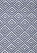 Canopy Blue Grey Geometric Rug - Furniture Depot