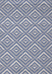 Canopy Blue Grey Geometric Rug - Furniture Depot