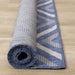 Canopy Blue Grey Geometric Rug - Furniture Depot