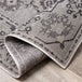 Canopy Grey Black Traditional Rug - Furniture Depot