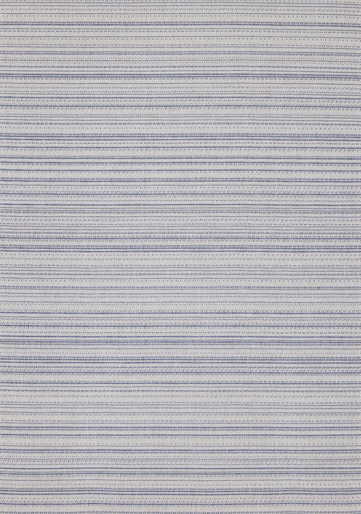 Canopy Outdoor Grey Blue Striped Rug - Furniture Depot