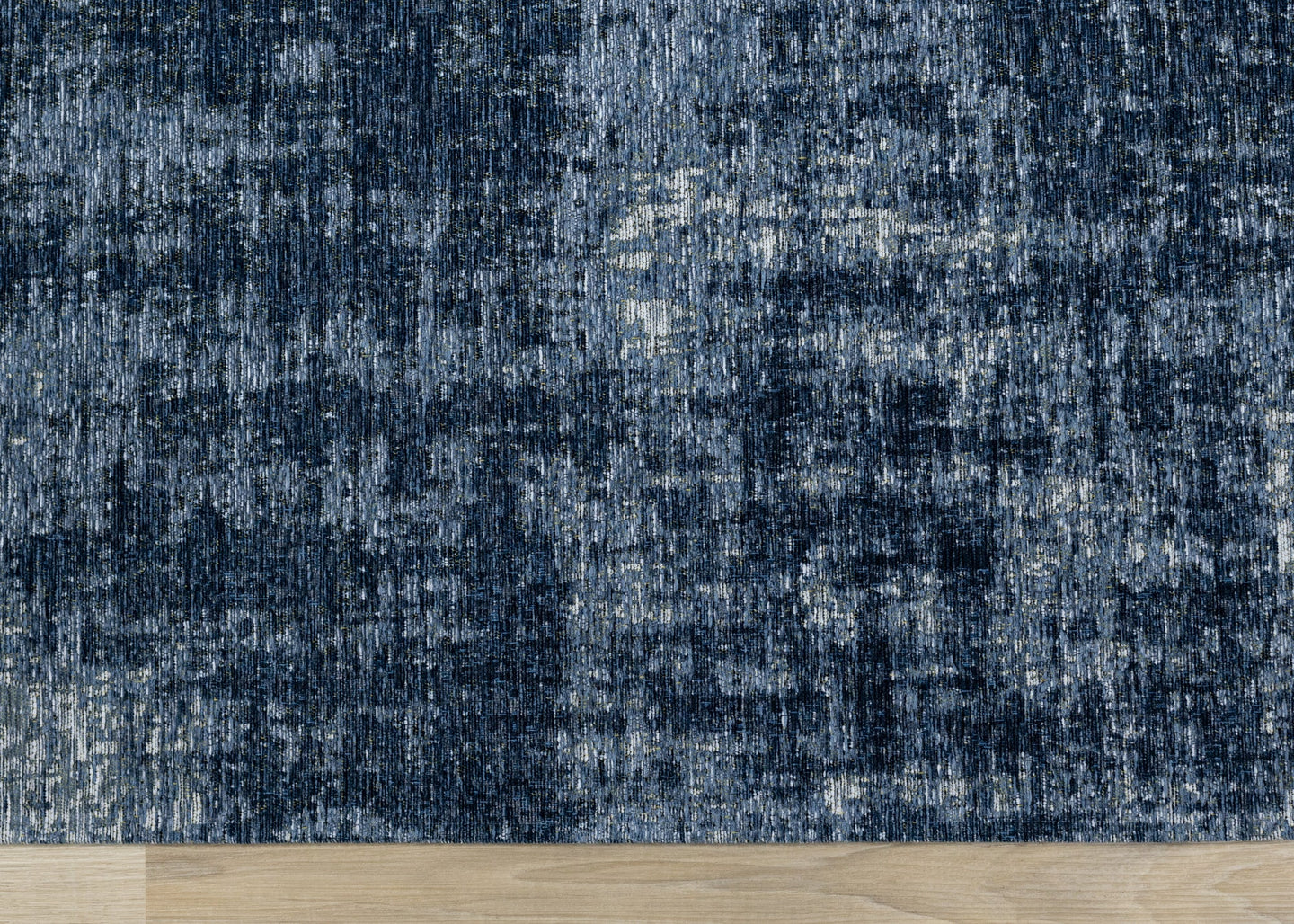 Cathedral Deep Blue Tree Bark Rug - Furniture Depot