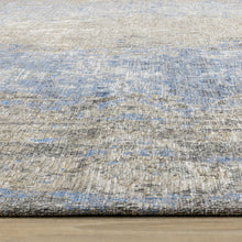 Load image into Gallery viewer, Cathedral Blue Grey Traditional Border Rug - Furniture Depot