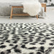 Cathedral Grey Black Leopard Print Rug - Furniture Depot