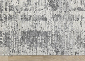 Cathedral Grey Faded Borders Rug - Furniture Depot