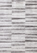 Chorus Grey White Striped Rug - Furniture Depot