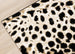 Claro Black Beige Leopard Print Plush Rug - Furniture Depot