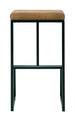 Strumford Bar Height Bar Stool - Caramel/Black (set of 2) - Furniture Depot (7777840693496)