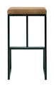 Strumford Bar Height Bar Stool - Caramel/Black (set of 2) - Furniture Depot (7777840693496)