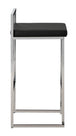 Madanere Stool (set of 2)-Black/Chrome Finish - Furniture Depot (7777995522296)