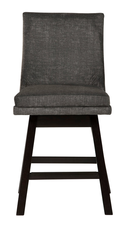 Tallenger UPH Swivel Barstool (2/CN) - Furniture Depot