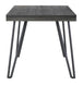 Strumford Dining Table - Charcoal/Black - Furniture Depot (7781136236792)