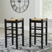 Mirimyn Bar Height Bar Stool(set of 2) - Black - Furniture Depot (7783535018232)