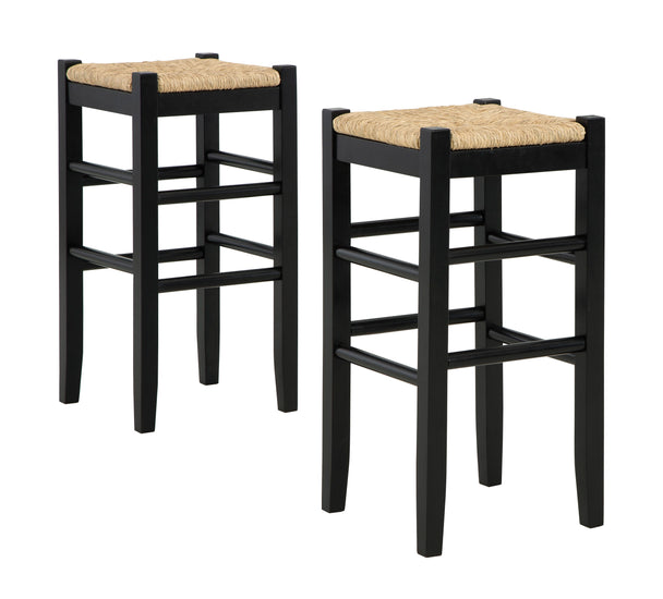 Mirimyn Bar Height Bar Stool(set of 2) - Black - Furniture Depot (7783535018232)