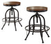 Valebeck Swivel Barstool (set of 2) - Furniture Depot (6183467352237)